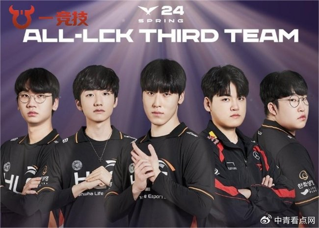 【一竞技lol】:lck常规赛最佳阵容出炉!