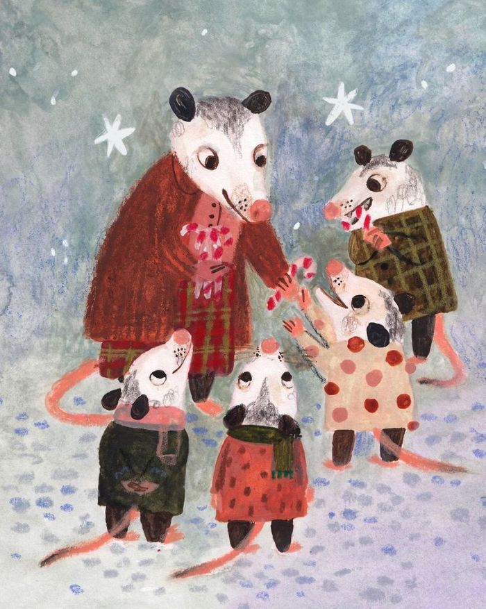 manumontoya绘本画家的绘画作品