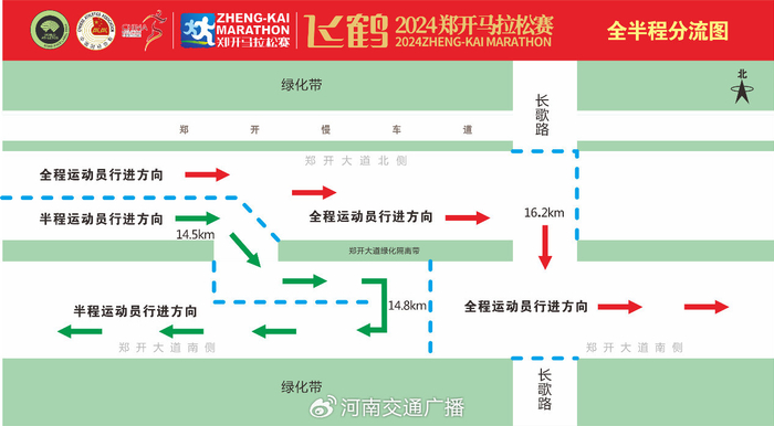 郑开马拉松路线图公布|马拉松|路线图|郑开_新浪新闻