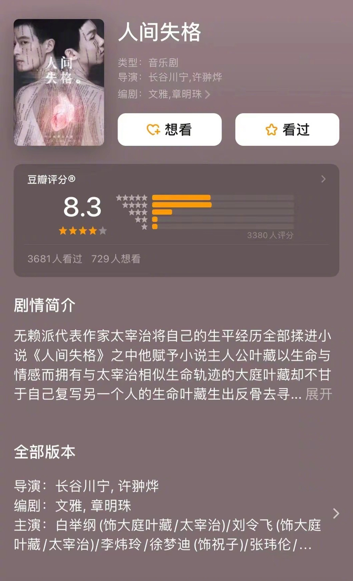 豆瓣评分