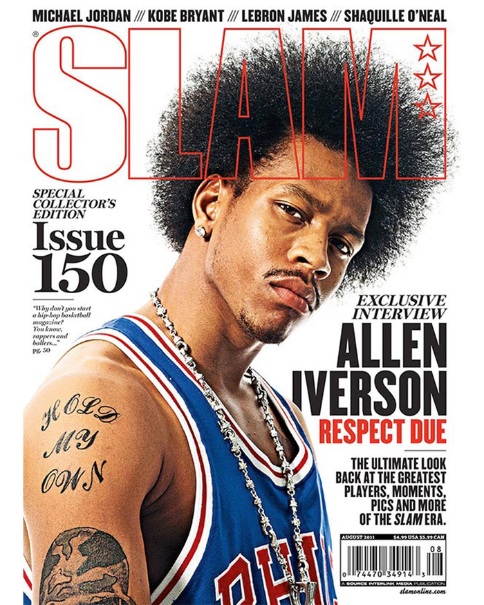 那些年艾弗森登上的slam杂志封面67太帅了