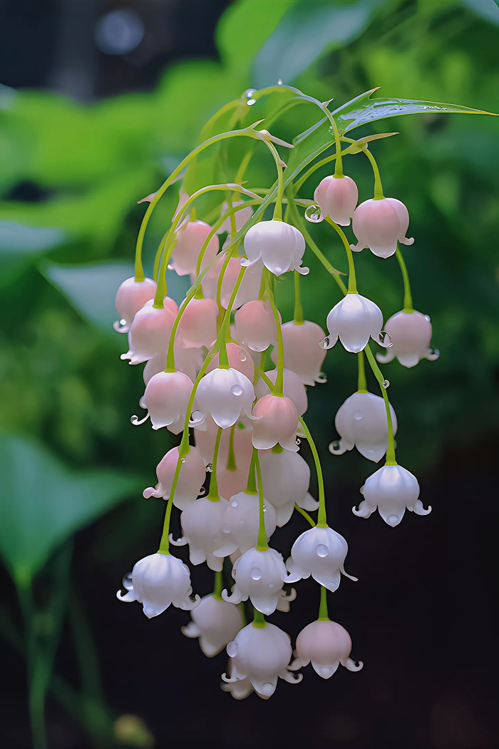 铃兰花,它的花语是:"百转千回,只为与你相遇"