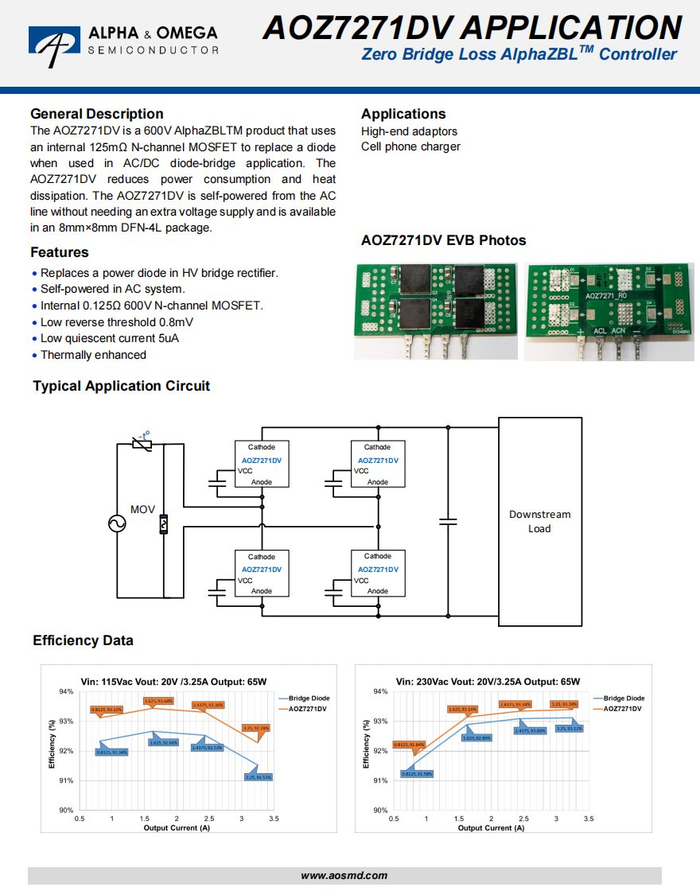 三家半导体巨头入局active bridge市场,挑战快充效率极限|桥式|整流