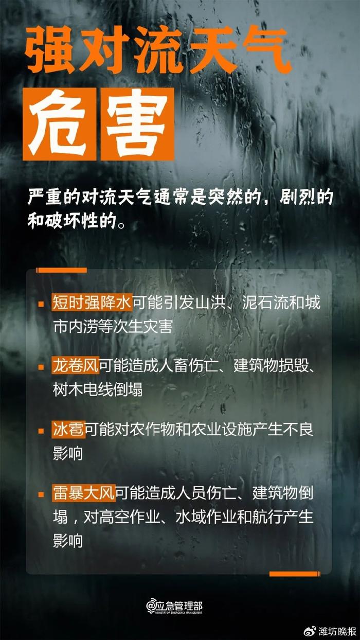 【山东发布强对流天气预报，多地有大到暴雨！防御指南看过来】-山东天气大暴雨预警