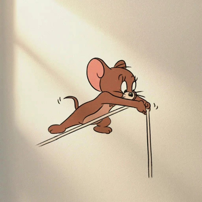 猫和老鼠简笔画头像太可爱了06