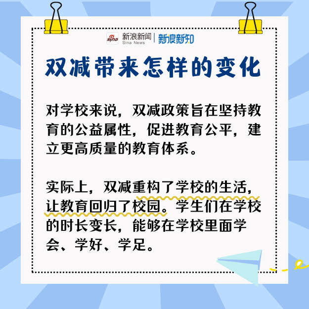 随着2021年7月出台的双减政策全面落实……