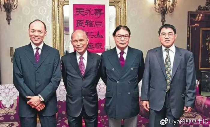 霍震霆二弟霍震寰也没摆烂,虽然他个子略高些,但儿女颜值最终还是得益