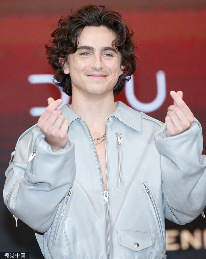 甜茶timothéechalamet当地时间2月21日首尔沙丘2