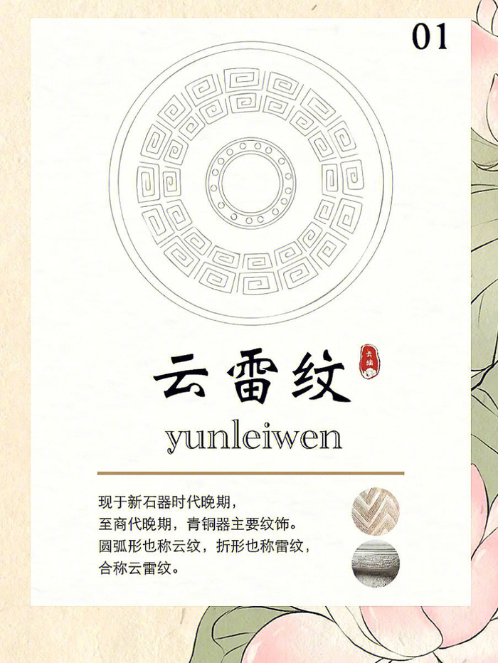 中国古代九种传统纹样图鉴及简介