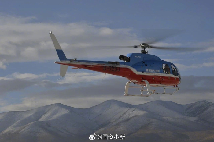 6/ 6近日,ac311a直升机团队二次进藏,进行"高度-温度包线"高高原拓展