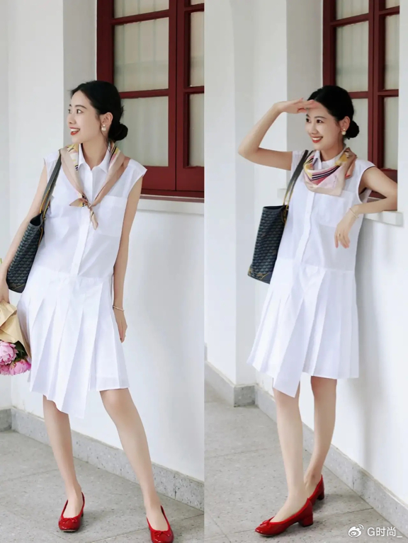 夏天裙子千万别随便穿多借鉴这3个搭配技巧谁见谁夸