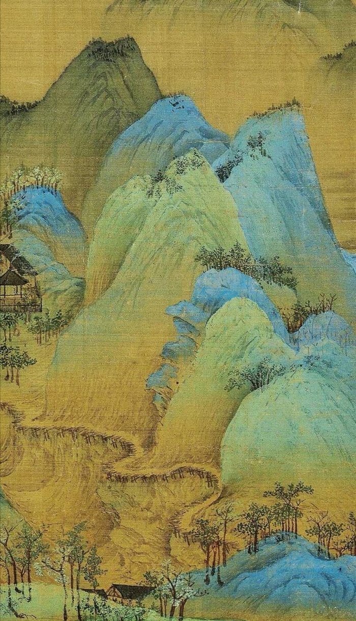 王希孟《千里江山图》 局部欣赏