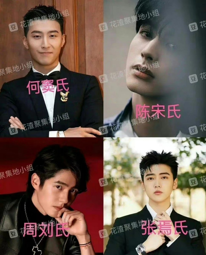 评选内娱四大乘龙快婿有: 窦骁&何超莲 宋威龙&陈仟钰