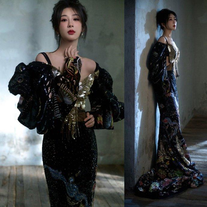 67杨紫星光大赏造型来了,上身rahul mishra2023|杨紫|礼服_新浪新闻