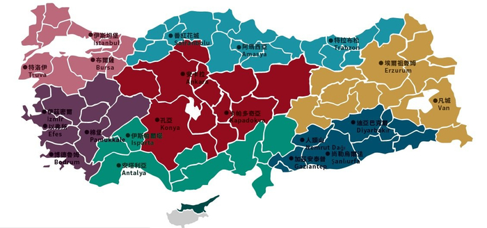 土耳其 turkey葡萄酒产区概况