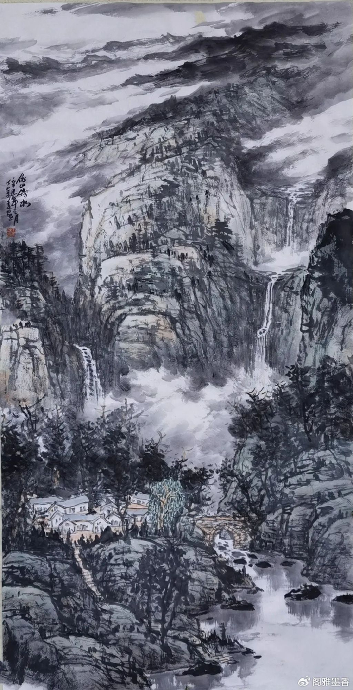 心中丘壑 笔下山水||读画家丁万春的山水画|丁万春|画家|山水画_新浪