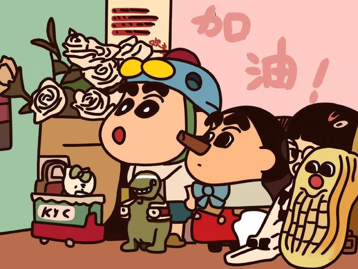 蜡笔小新ipad电脑壁纸