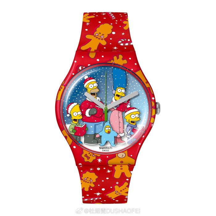 圣诞专属!swatch x 「辛普森一家」腕表系列