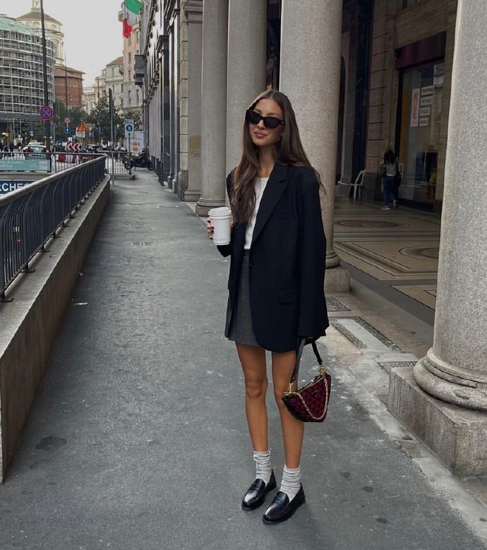 一组欧美时尚博主fakerstrom简约穿搭合集