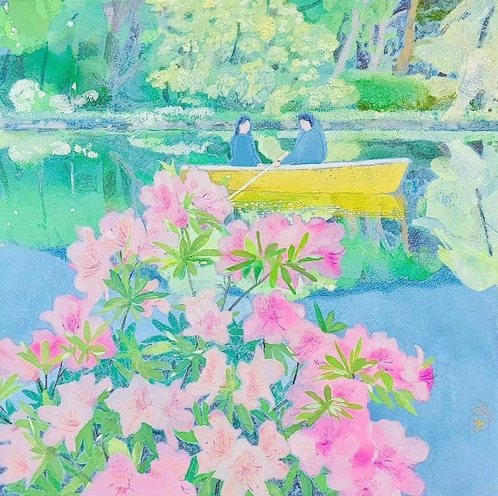 春天来啦出去嗨插画师矶﨑菜那