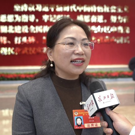 武汉市政协委员周凤华参会心情很激动很开心