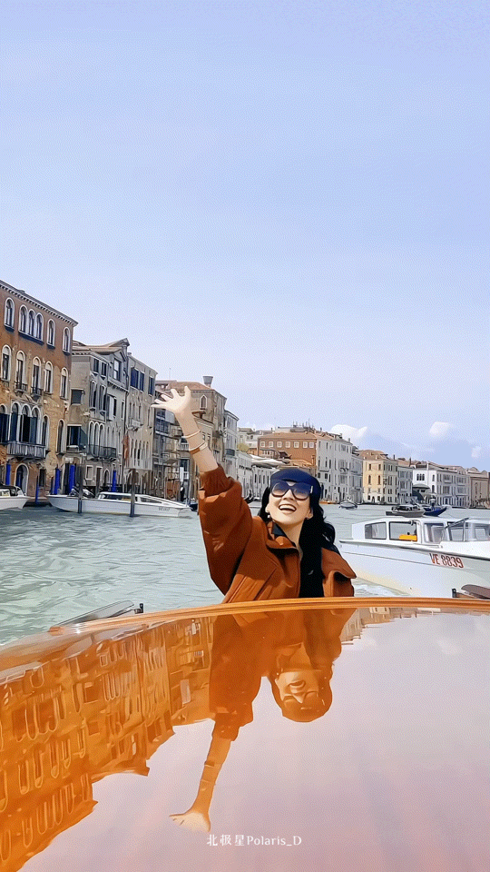 真的好喜欢章子怡本人超美,vlog真的好治愈,她在威尼斯玩的真的好开心