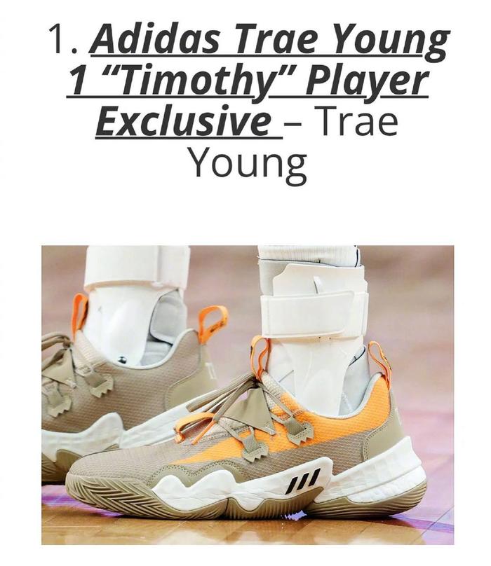 特雷杨的那些adidas Trae Young 1 PE，有你心水的配色吗？