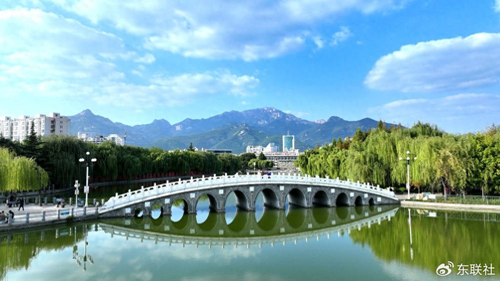 泰安南湖公园:湖光山色风光美|南湖|泰安|南湖公园_新浪新闻