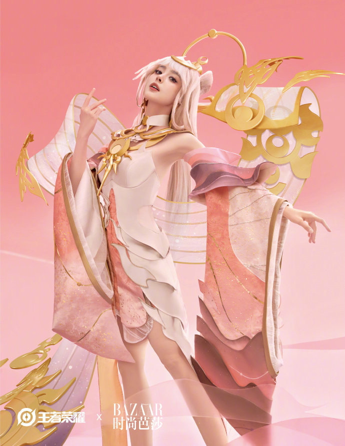 娜扎cos粉衣貂蝉这也太美了吧美女就应该多营业爱看