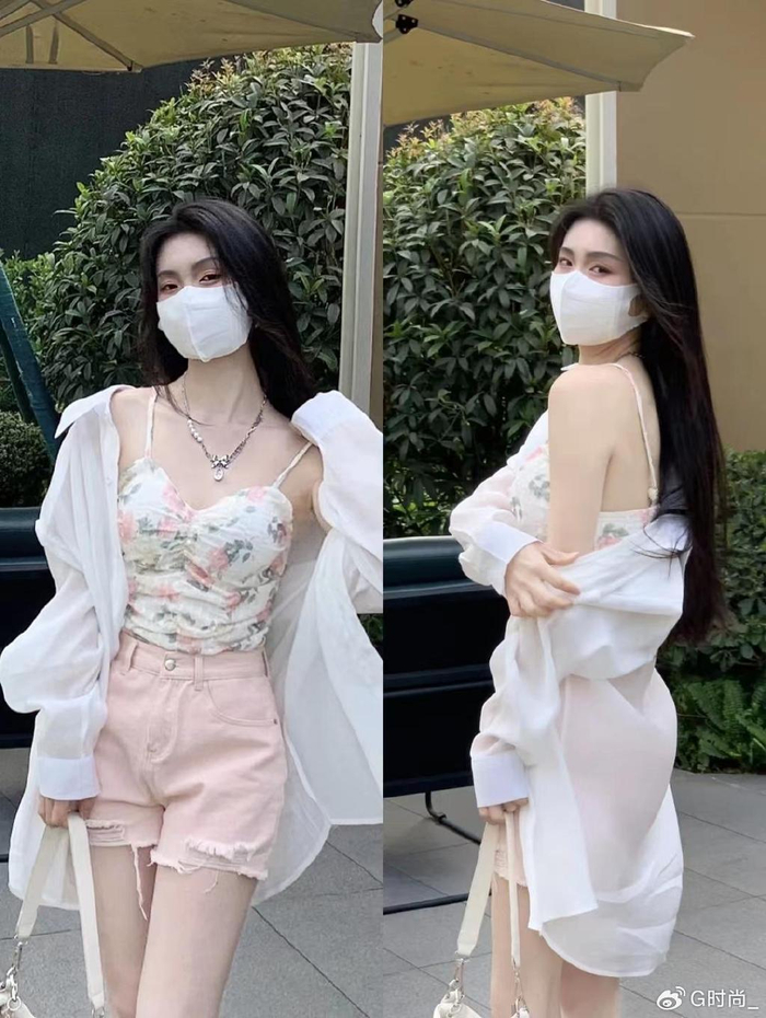 衬衫短裤穿出满满少女感