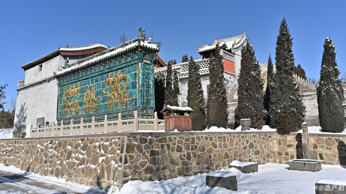 雪后的大同观音堂,将近零下20度,一个人包场