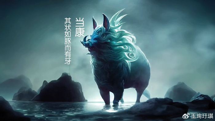 山海经异兽：当康，状如豚而有牙，当康大穰为丰收鸣瑞|山海经·东次四经|金玉|心目|猪|牙齿_新浪新闻