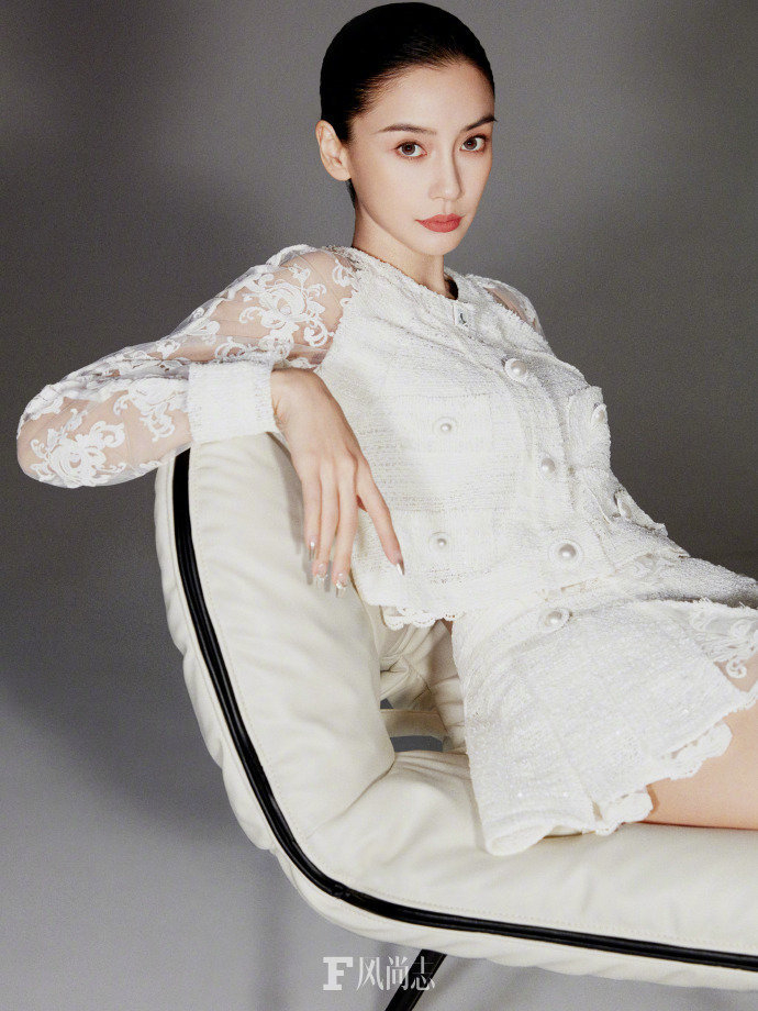 angelababy风尚志三月刊封面