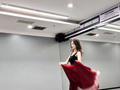 李小冉惊鸿一面练舞照