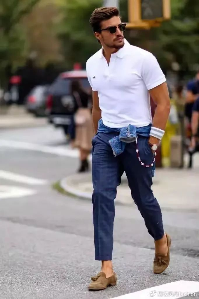 夏季男士如何将短袖polo衫搭配的既时尚又好看