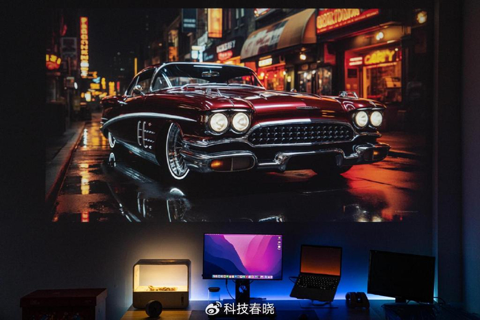 国产千元投影标杆快乐星球o3体验精准封闭光机jbl音响