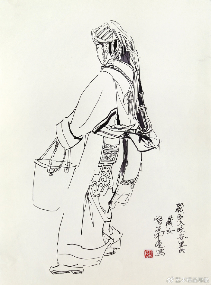 名家风范——著名画家孙增弟速写赏析