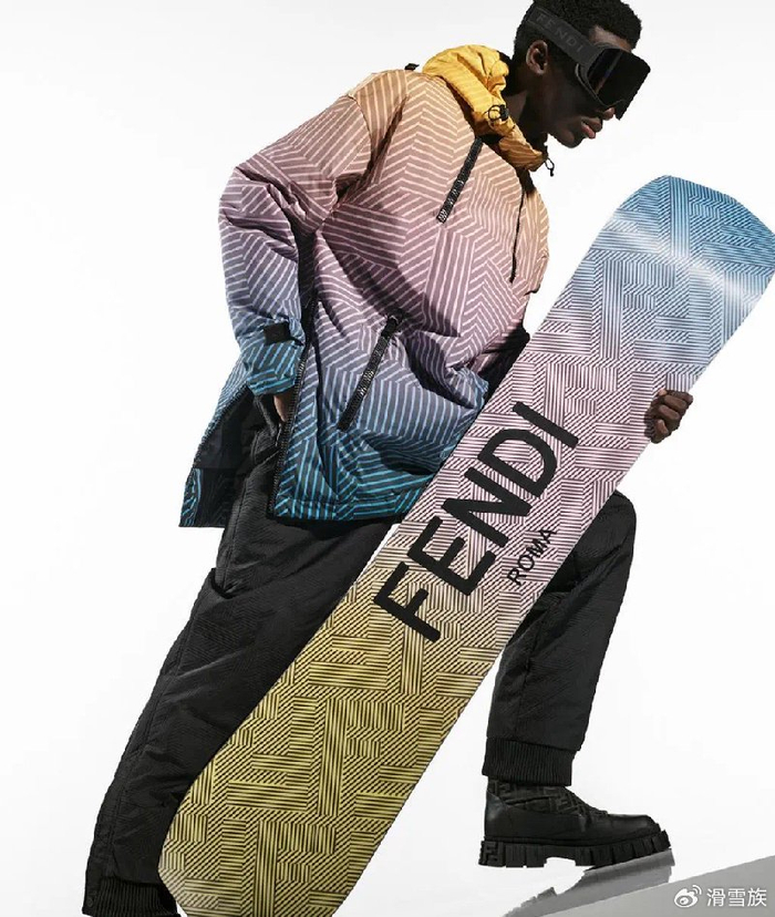 图片来源于网络芬迪(fendi)则推出了兼具性能与时尚的滑雪胶囊系列.