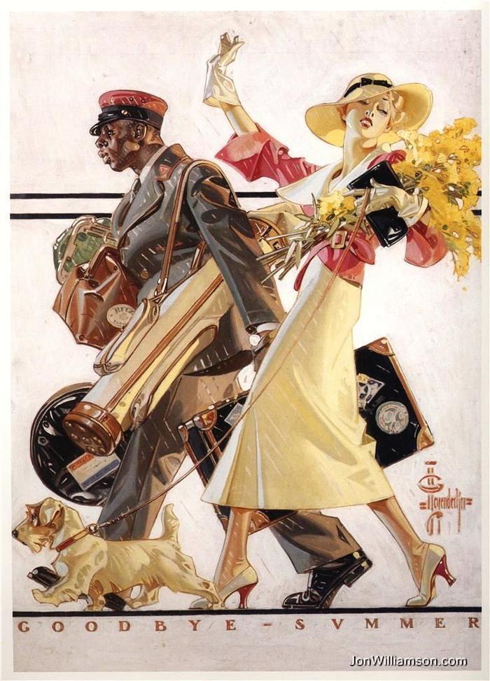 黄金时代人物插画大师 j c  leyendecker