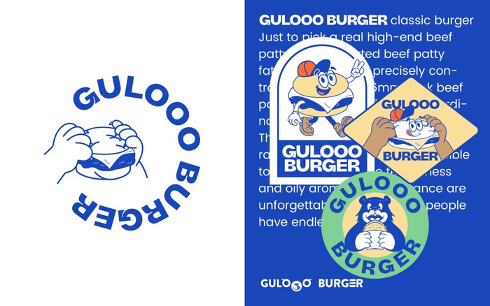 Gulooo Burger 汉堡品牌设计，有趣个性的风格！__财经头条__新浪财经