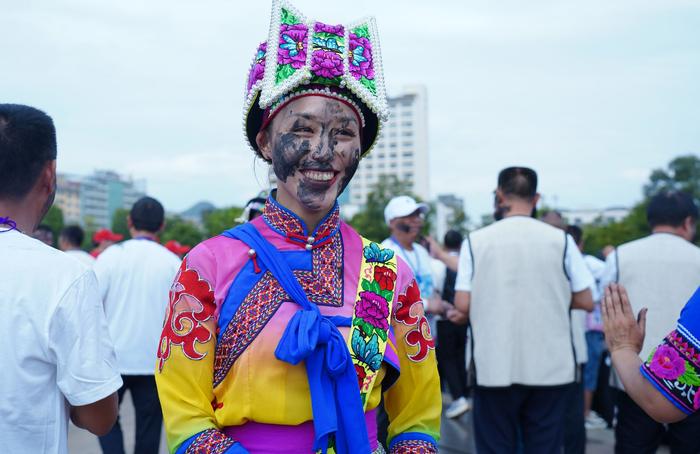 记录云南丘北普者黑花脸节,记录狂欢,这是黑黑的快乐!