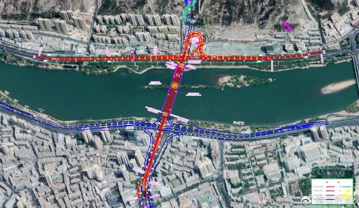 兰州金安大桥规划图图片