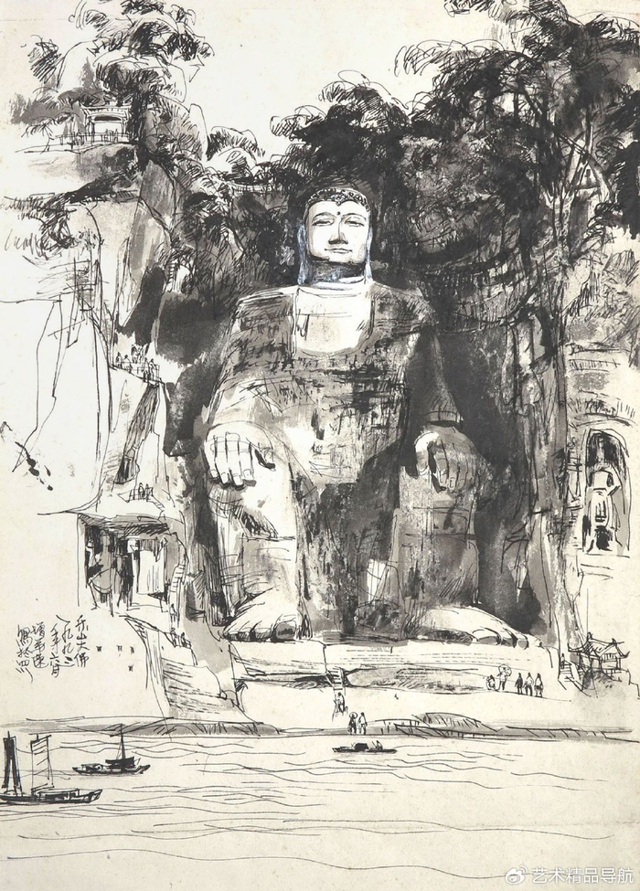 名家风范——著名画家孙增弟速写赏析|速写|中国画|中国美术家_新浪