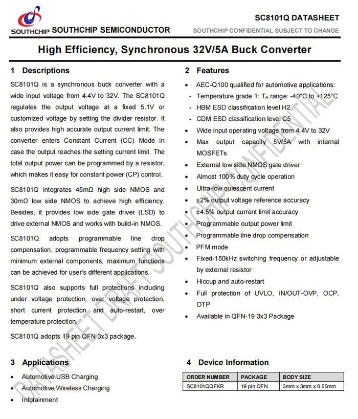 发力车充市场,南芯科技八款车规芯片盘点|编程|芯片|输出电流_新浪