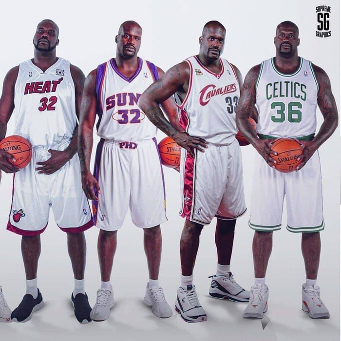 nba最强中锋之一大鲨鱼奥尼尔的生涯轨迹