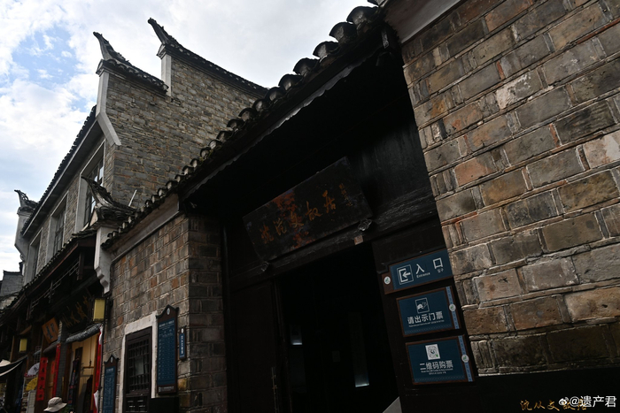 湖南凤凰古城沈从文故居,面积很小的国保单位