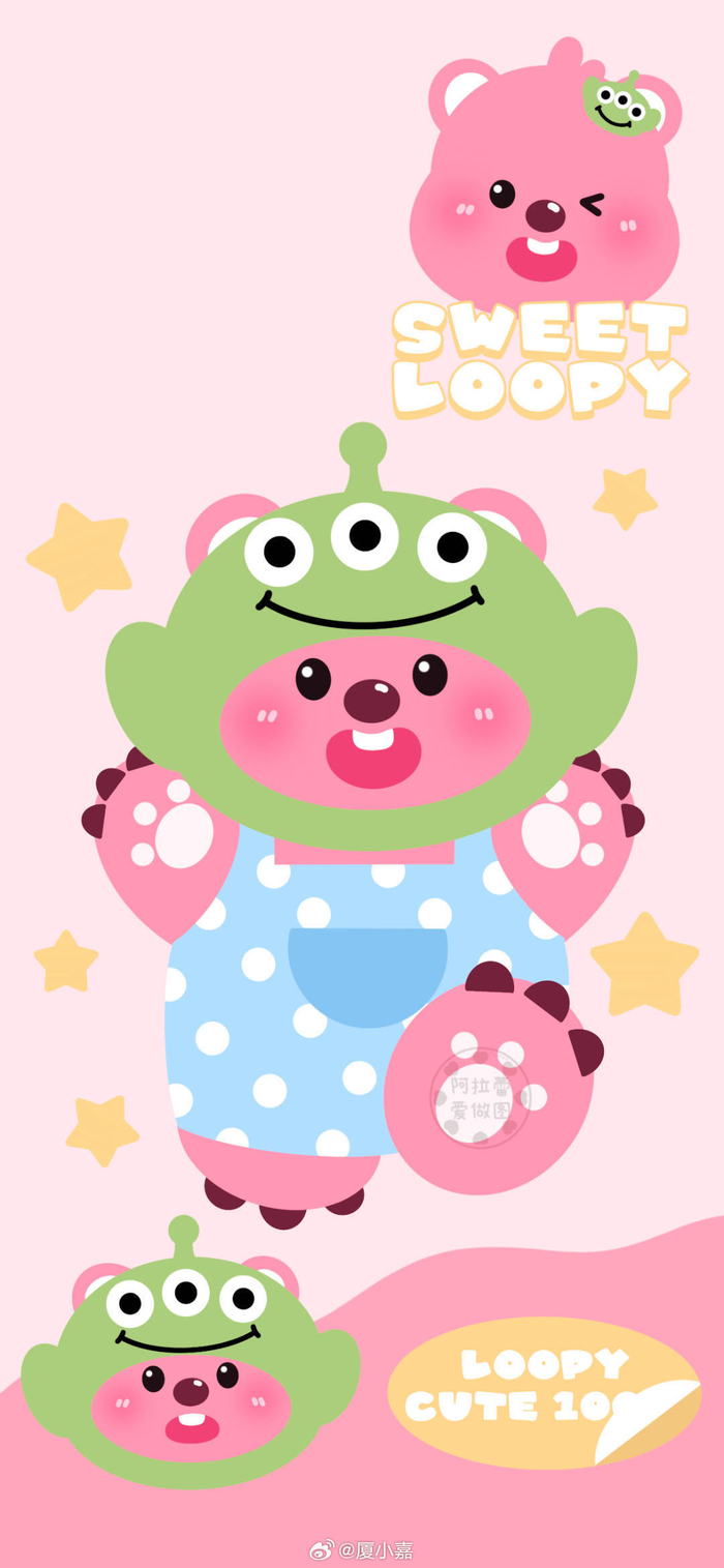一大波loopy小海狸壁纸来咯676767cr甜滋滋的草莓酱