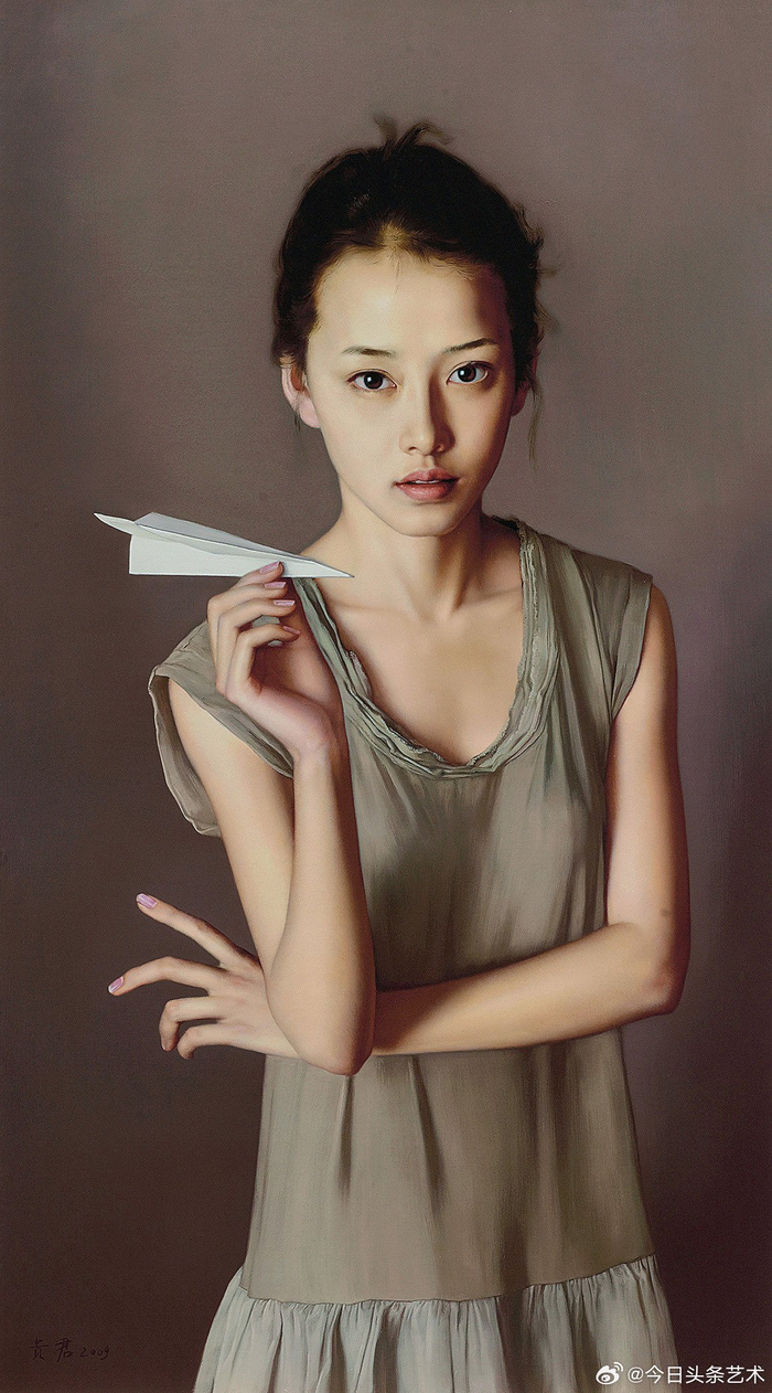画家李贵君人物油画