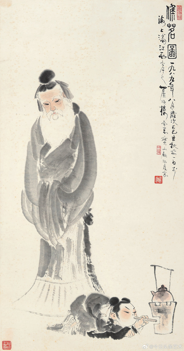 画家顾炳鑫人物画