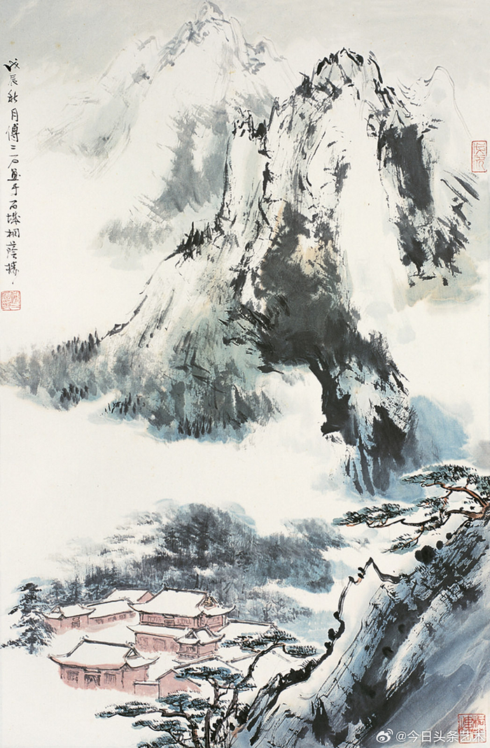 傅二石山水画__财经头条